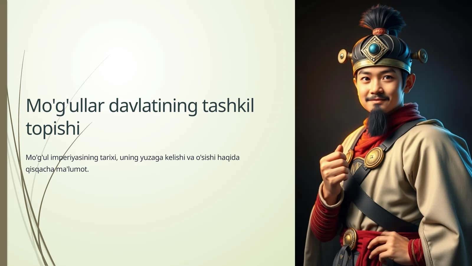 Mo'g'ullar davlatining tashkil topishi