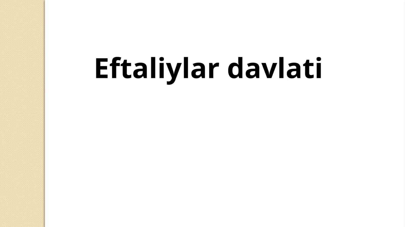 Eftaliylar davlati