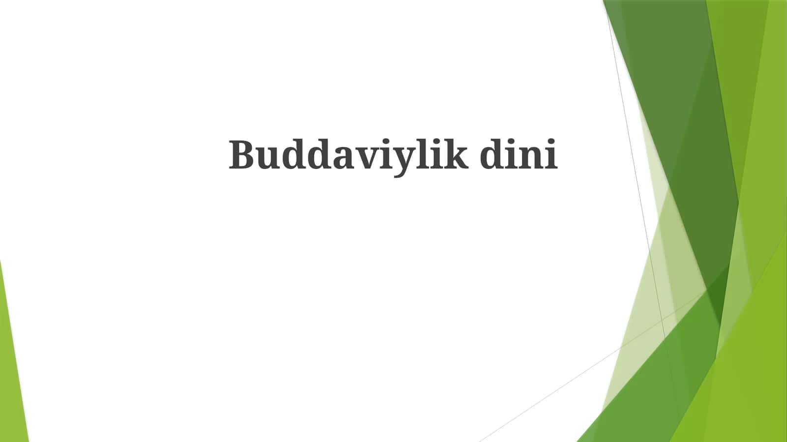 Buddaviylik dini