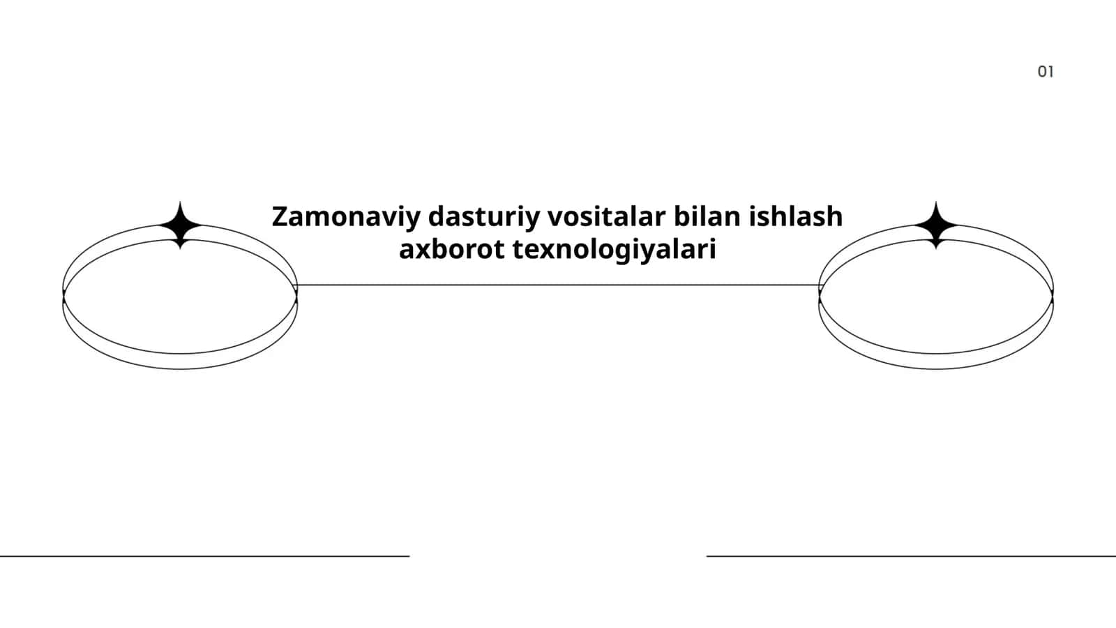 Zamonaviy dasturiy vositalar bilan ishlash axborot texnologiyalari
