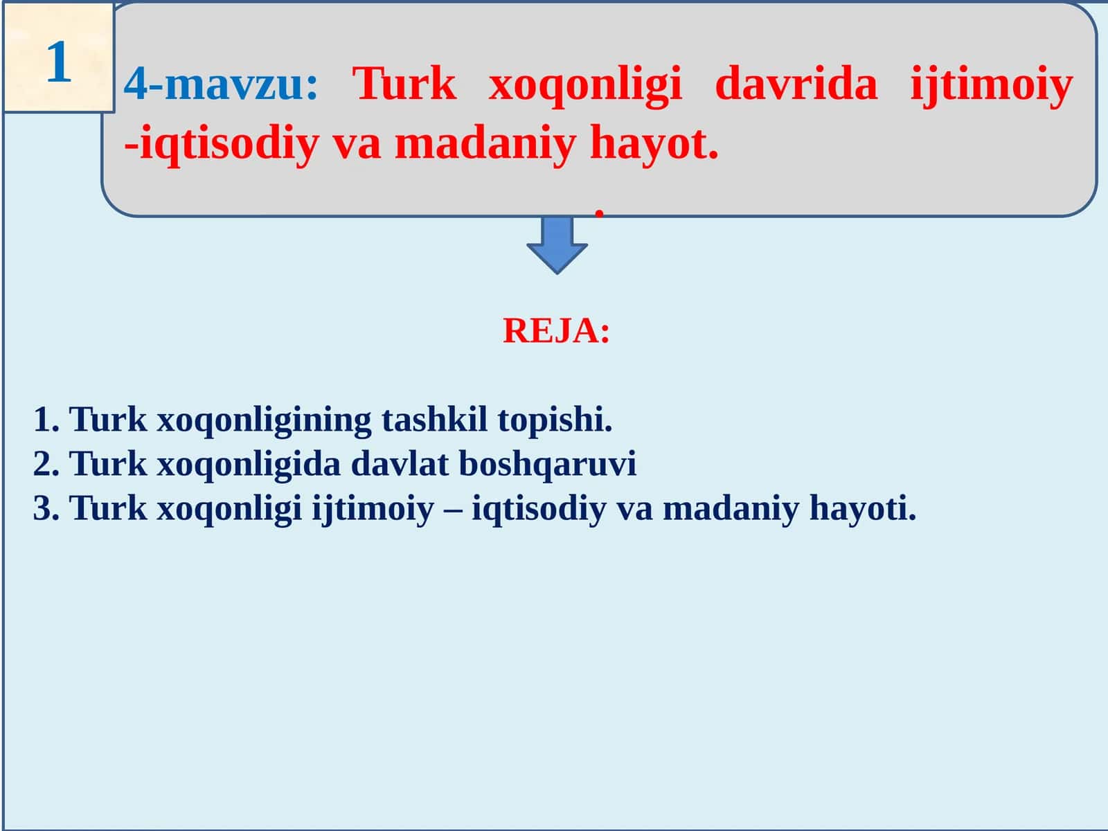 Turkxoqonligi davrida ijtimoiy-iqtisodiy va madaniy hayot