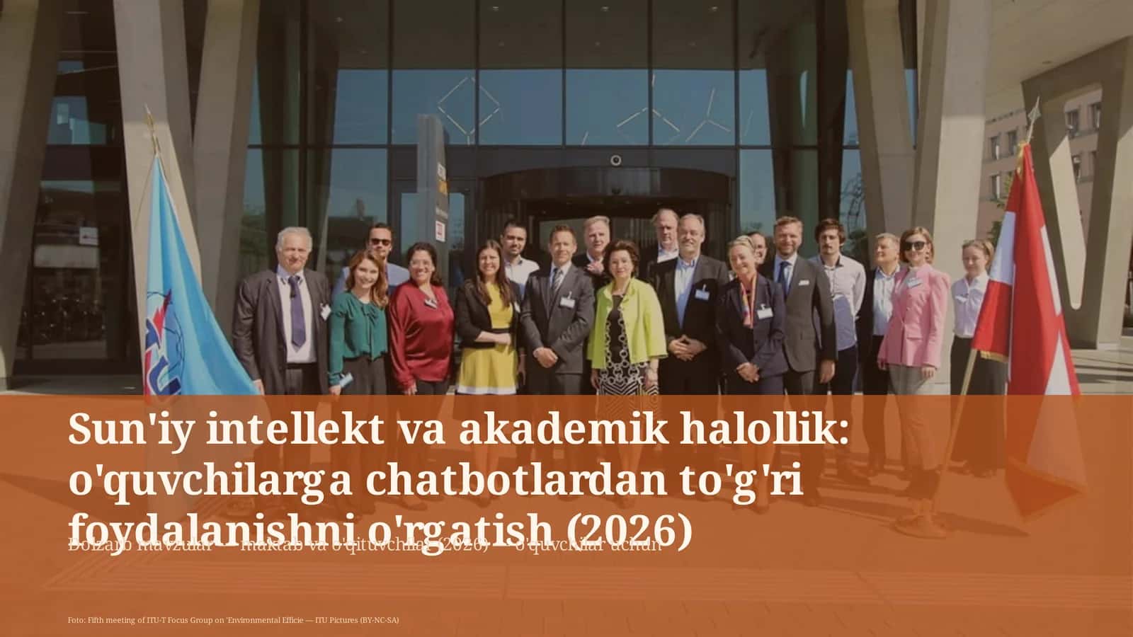 Sun'iy intellekt va akademik halollik: o'quvchilarga chatbotlardan to'g'ri foydalanishni o'rgatish