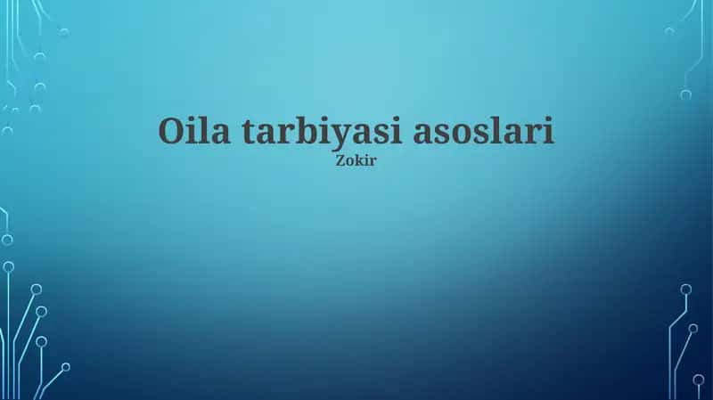 Xavfsizlik va Sog'liqni Saqlash Qoidalari
