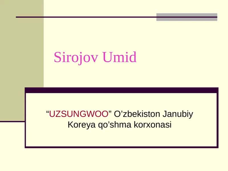 UZSUNGWOO