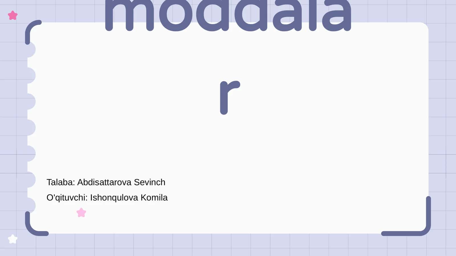 Atmosfera tarkibi va uni ifloslantiruvchi moddalar