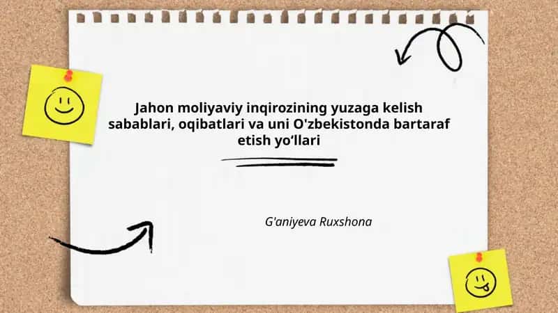 Jahon moliyaviy inqirozi