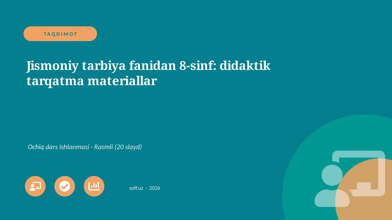 Jismoniy tarbiya fanidan 8-sinf: didaktik tarqatma materiallar