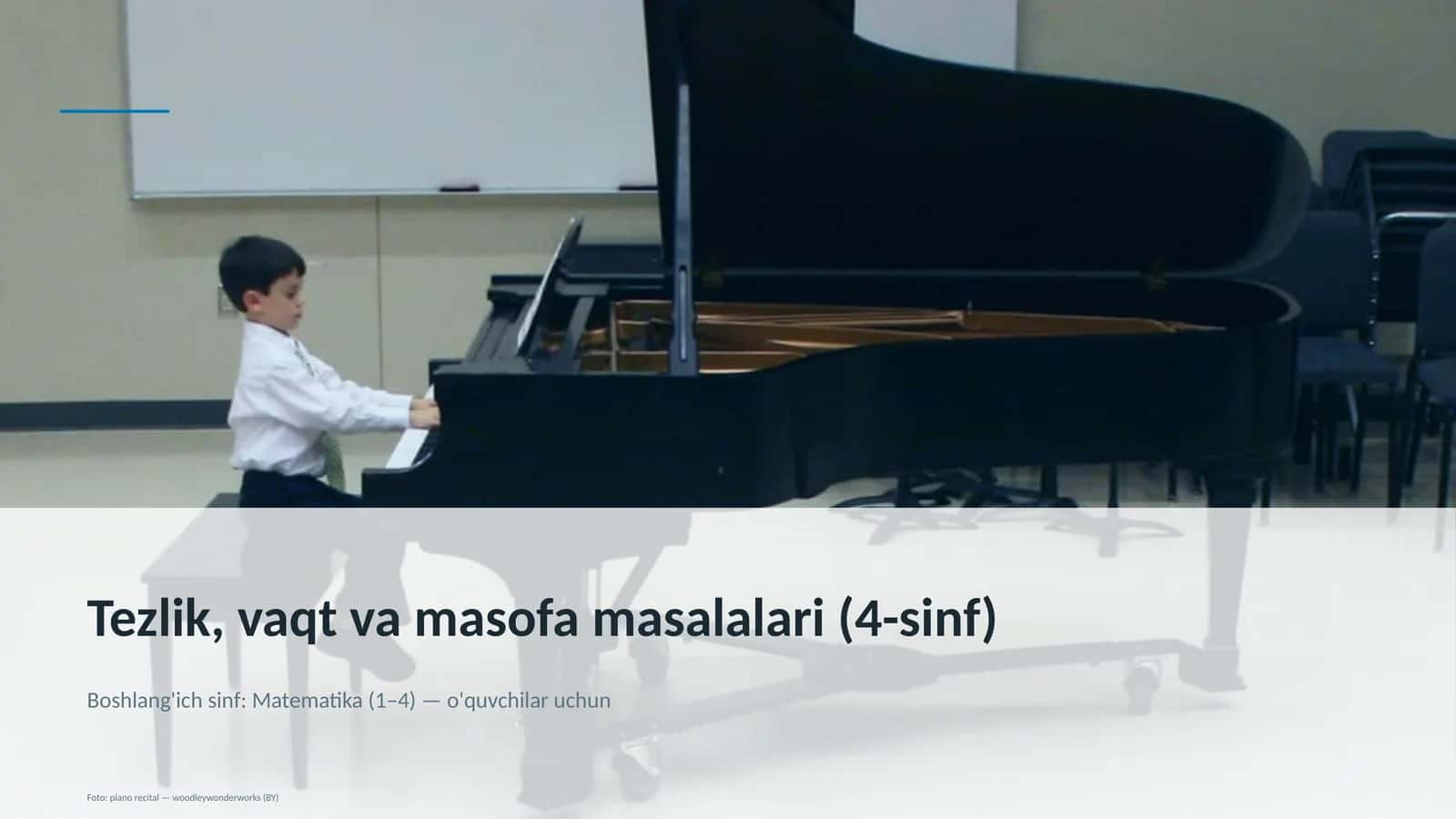 Tezlik, vaqt va masofa masalalari (4-sinf)