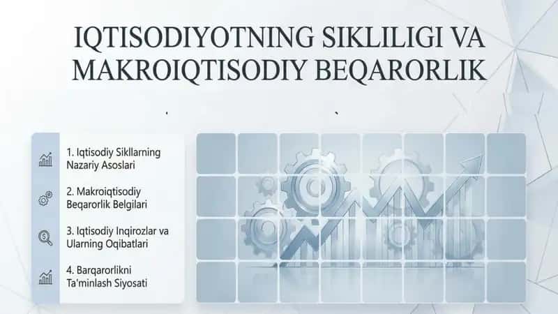 Iqtisodiyotning sikliligi va Makroiqtisodiy barqarorlik