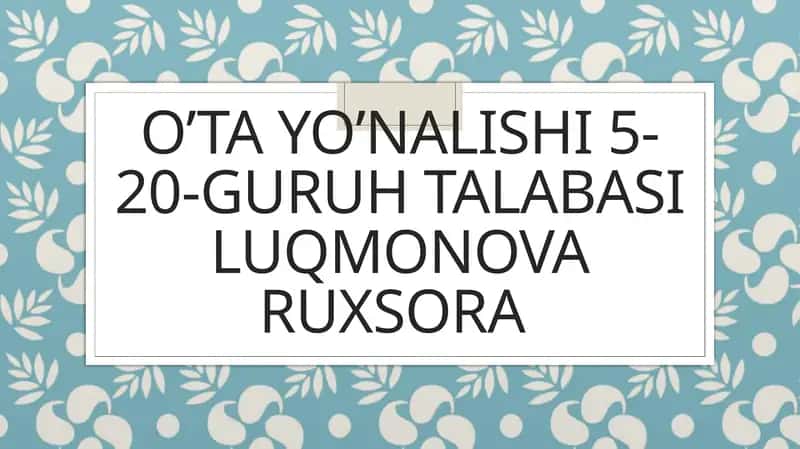 Bayon Yozish Metodikasi