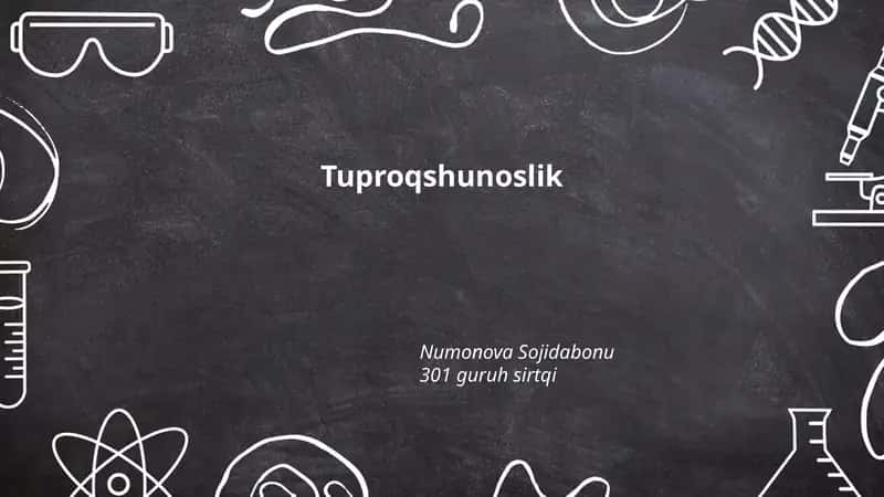 Tuproqshunoslik