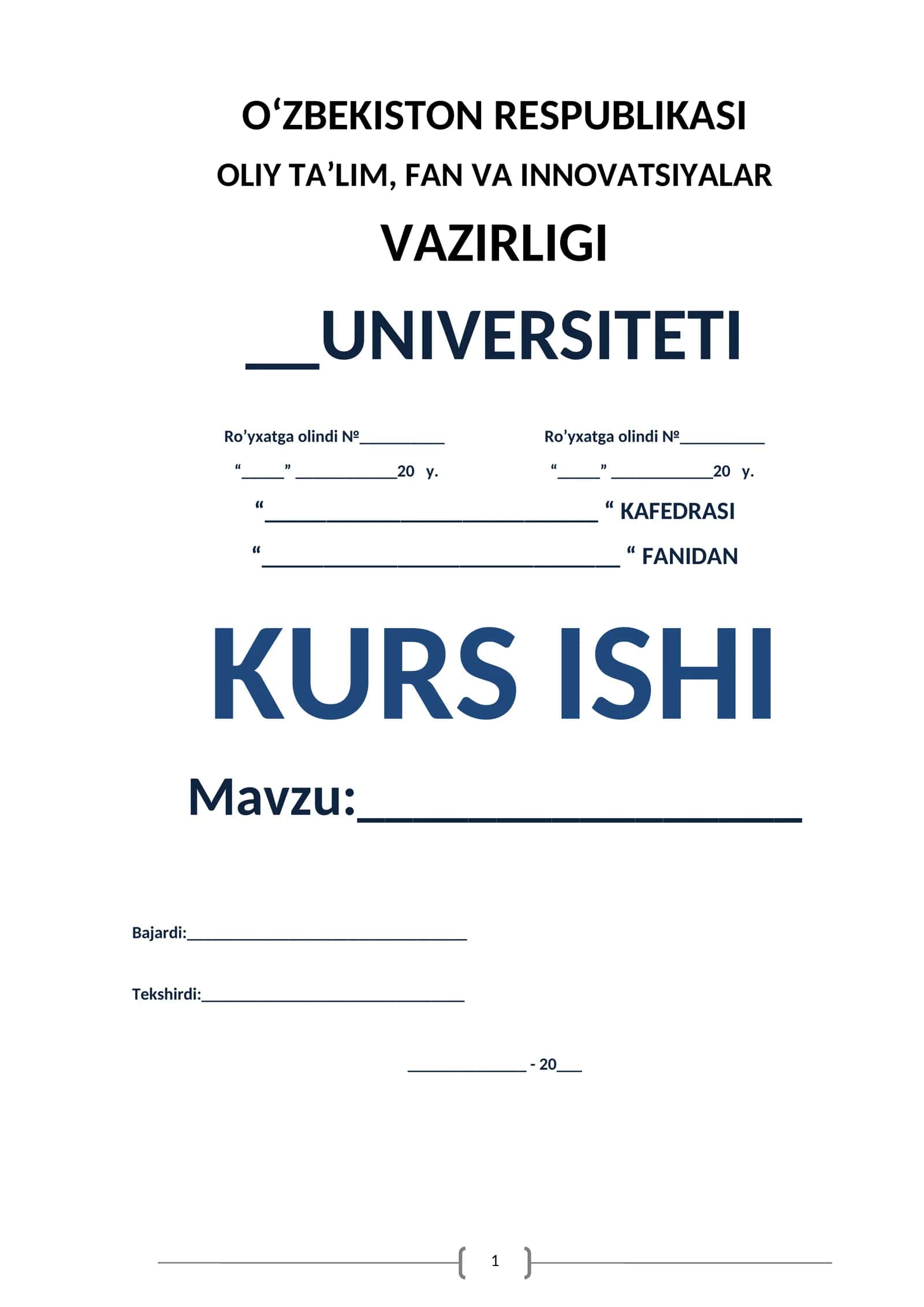 Golografiya va uni olish usullari mavzusida tayyor kurs ishi