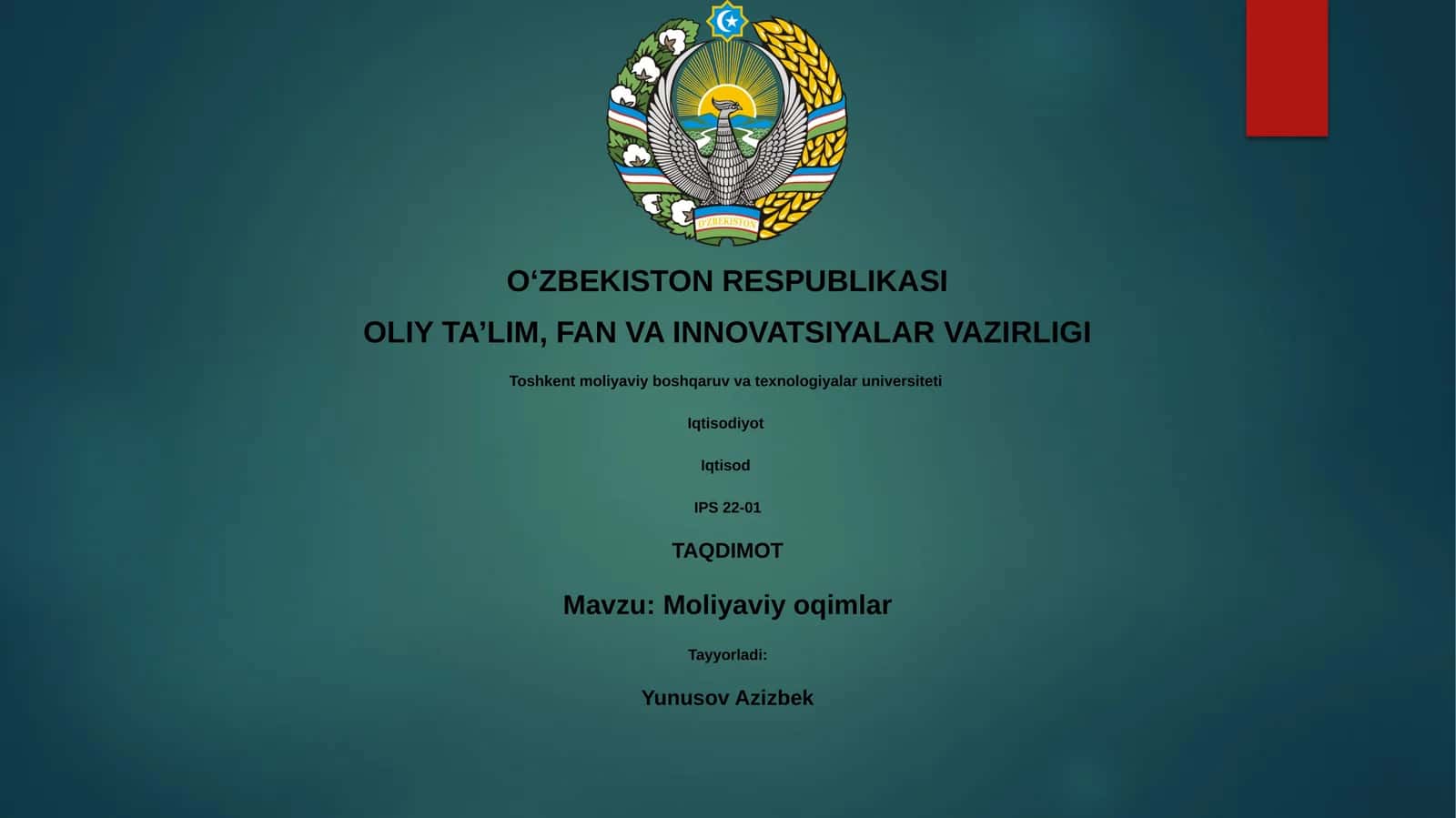 Moliyaviy oqimlar