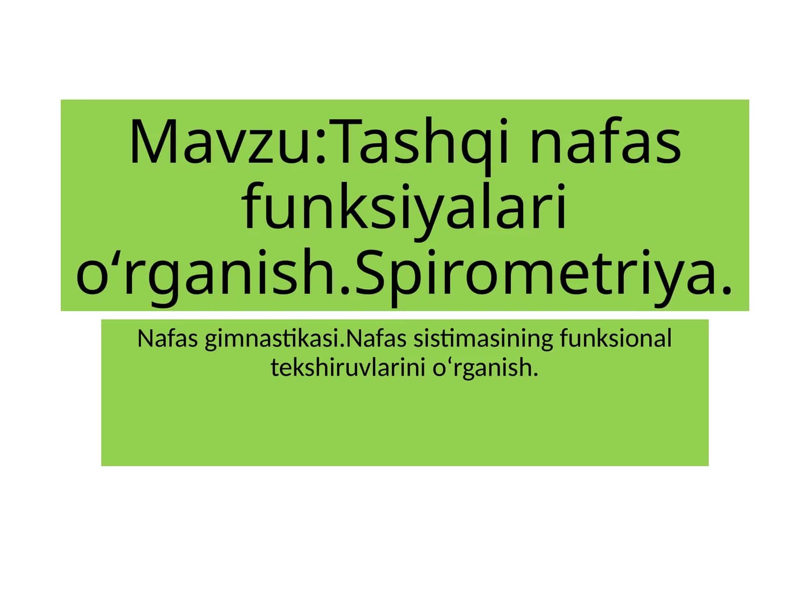 Tashqina Funksiyalari O'rganish