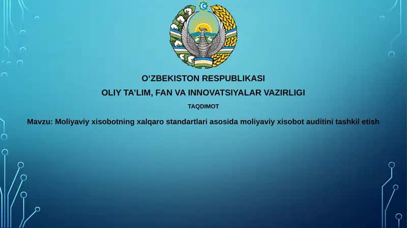 Auditorlik rejasini tuzish va risklarni baholash