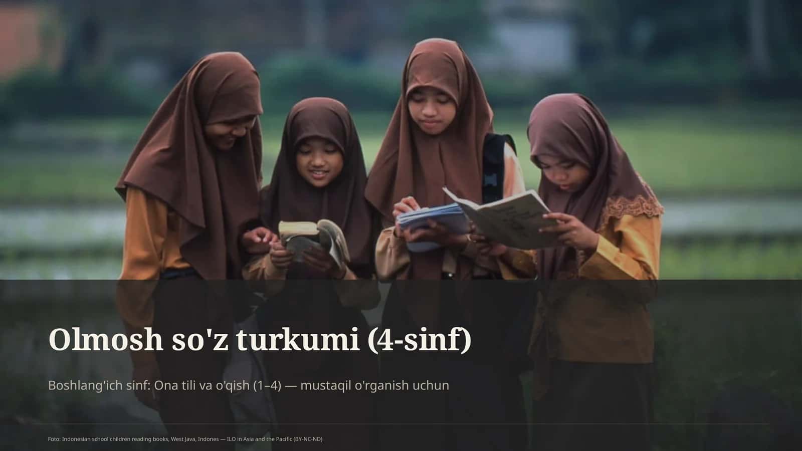 Olmosh so'z turkumi (4-sinf)