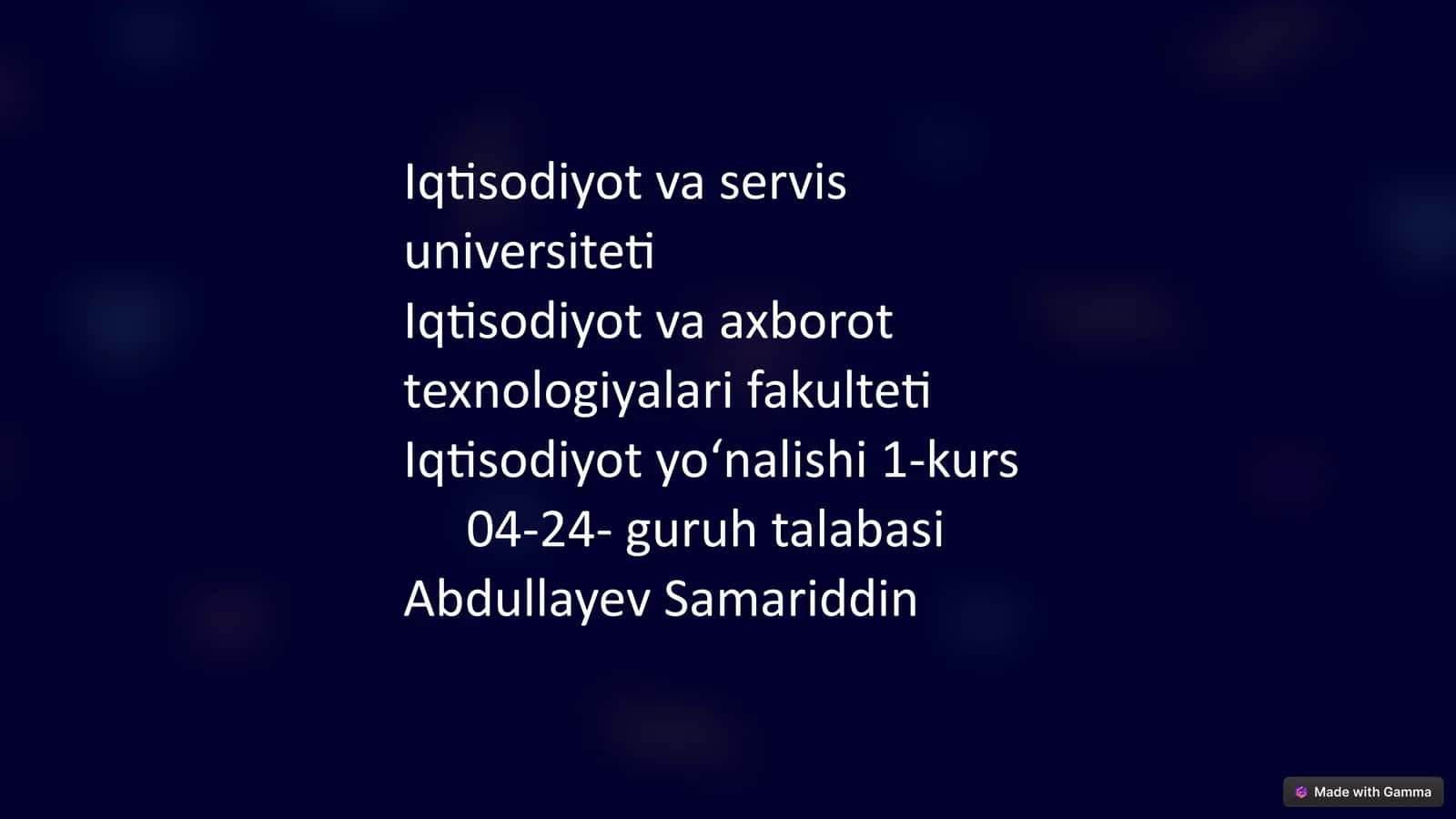Raqamli Iqtisodiyotni Rivojlantirishda AKT'ning O'rni