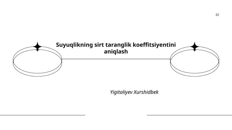 Sirt taranglikning nazariy asoslari va Laplase tenglamasi