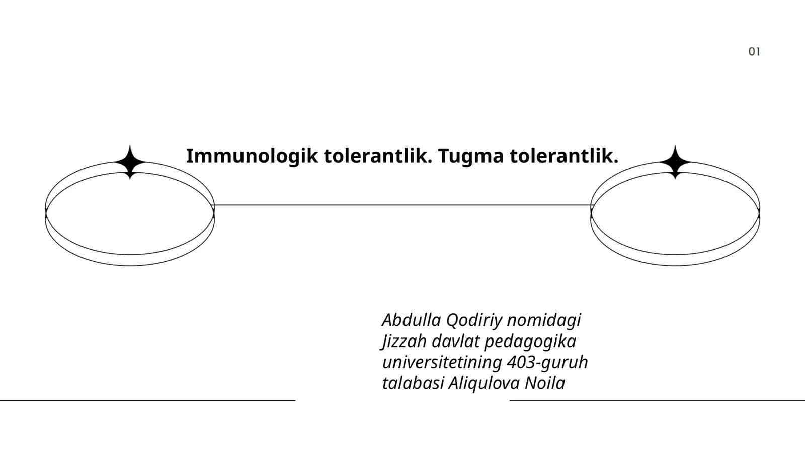 Immunologik tolerantlik. Tugma tolerantlik