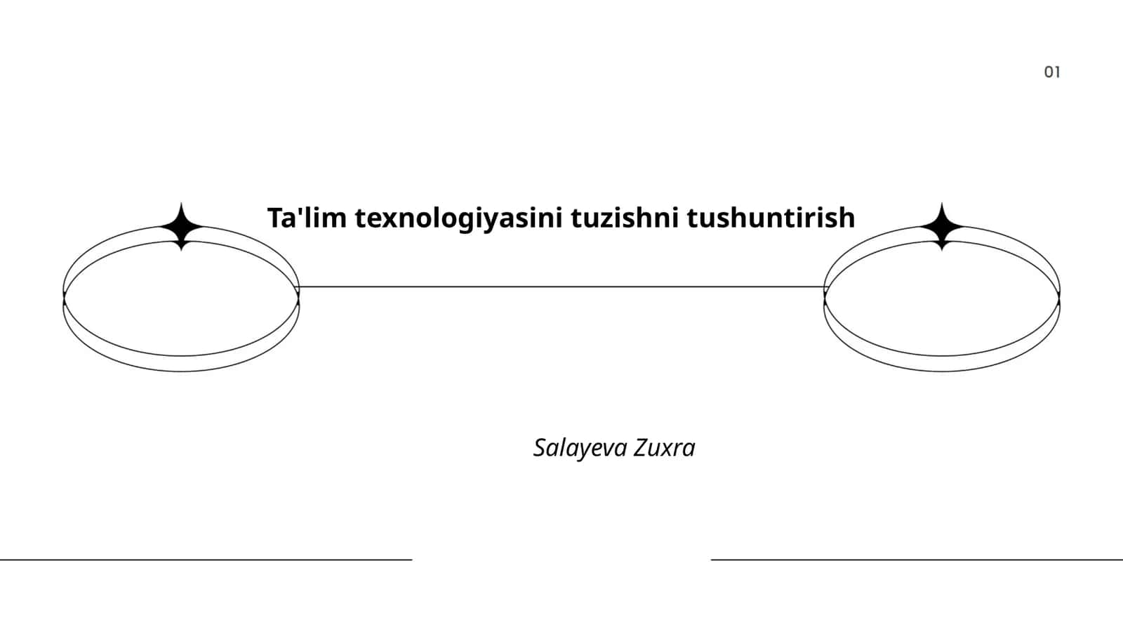Ta'lim texnologiyasini tuzishni tushuntirish
