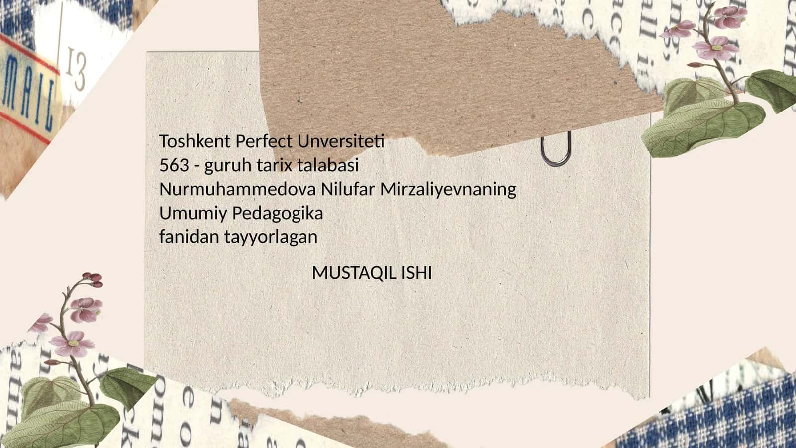 Ona tili - o'qish savodxonligi va uni o'qitish metodikasi