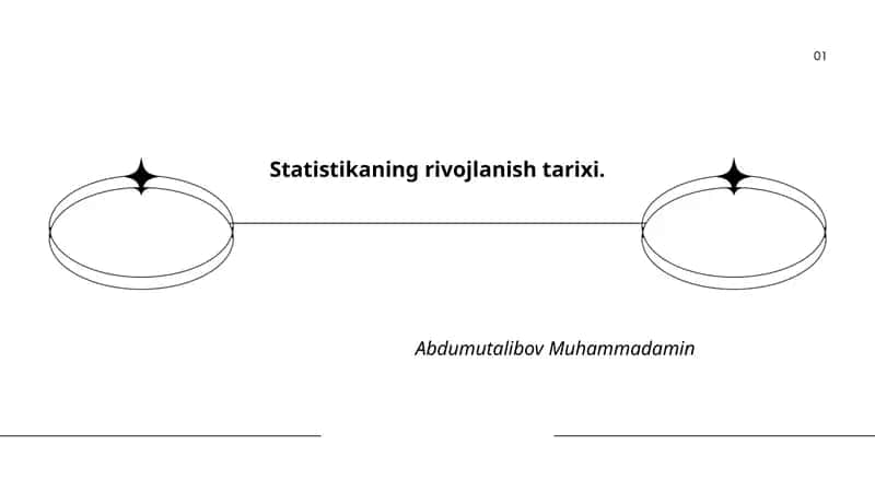 Statistikaning rivojlanish tarixi