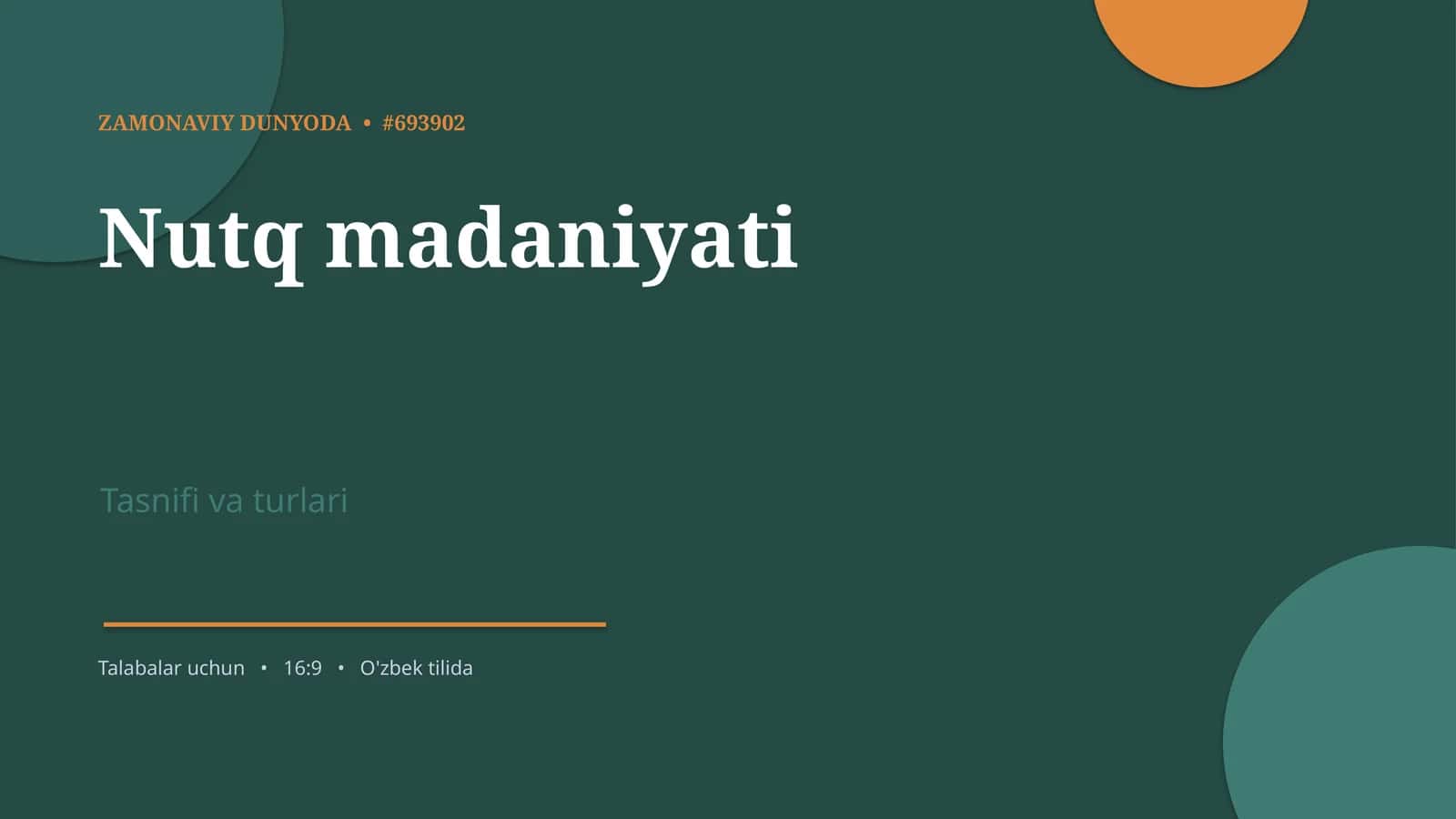 Nutq madaniyati