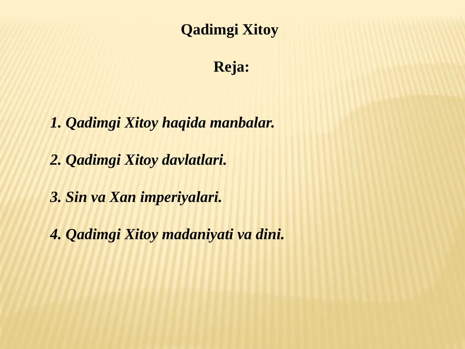 Qadimgi Xitoy