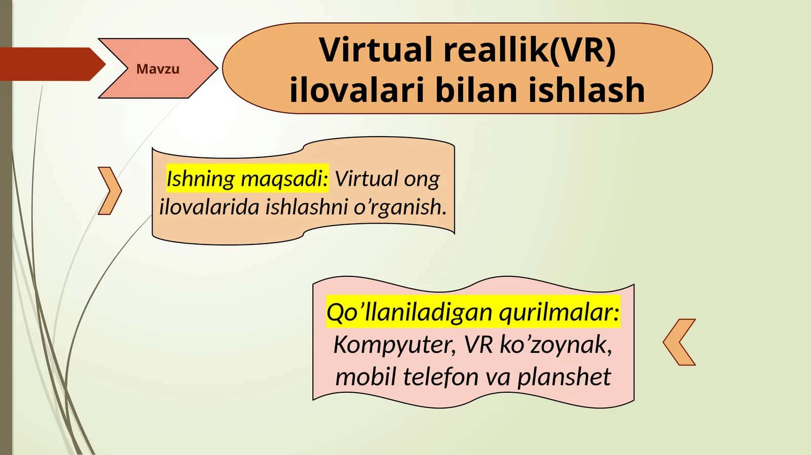 Virtualreallik(VR)ilovalaribilanishlash