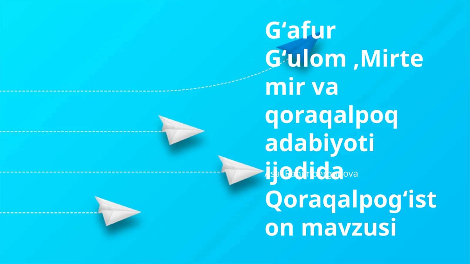 Qoraqalpogʻiston mavzusi