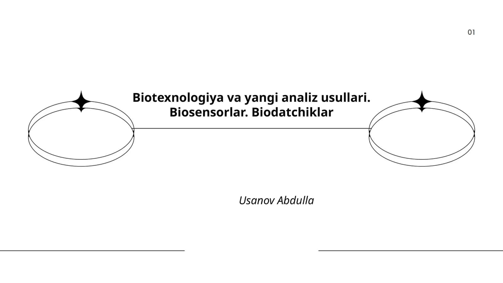 Biotexnologiya va yangi analiz usullari. Biosensorlar. Biodatchiklar