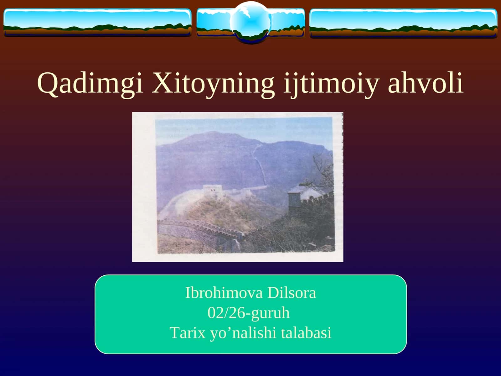 Qadimgi Xitoyning ijtimoiy ahvoli