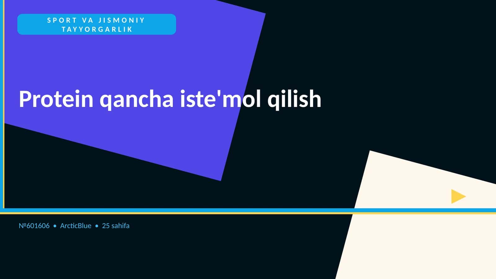 Protein qancha iste'mol qilish