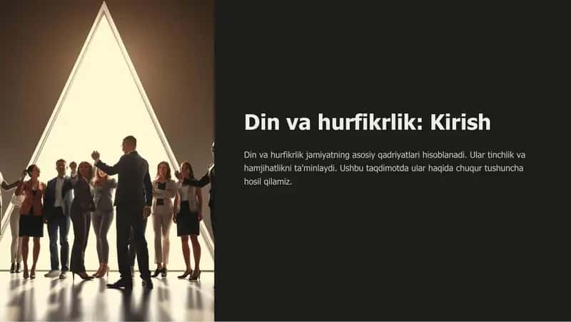 Din va hurfikrlik: Kirish