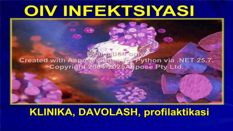OIV infektsiyasi haqida taqdimot
