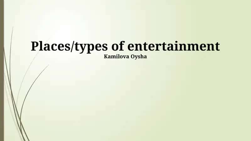 Experiential Entertainment