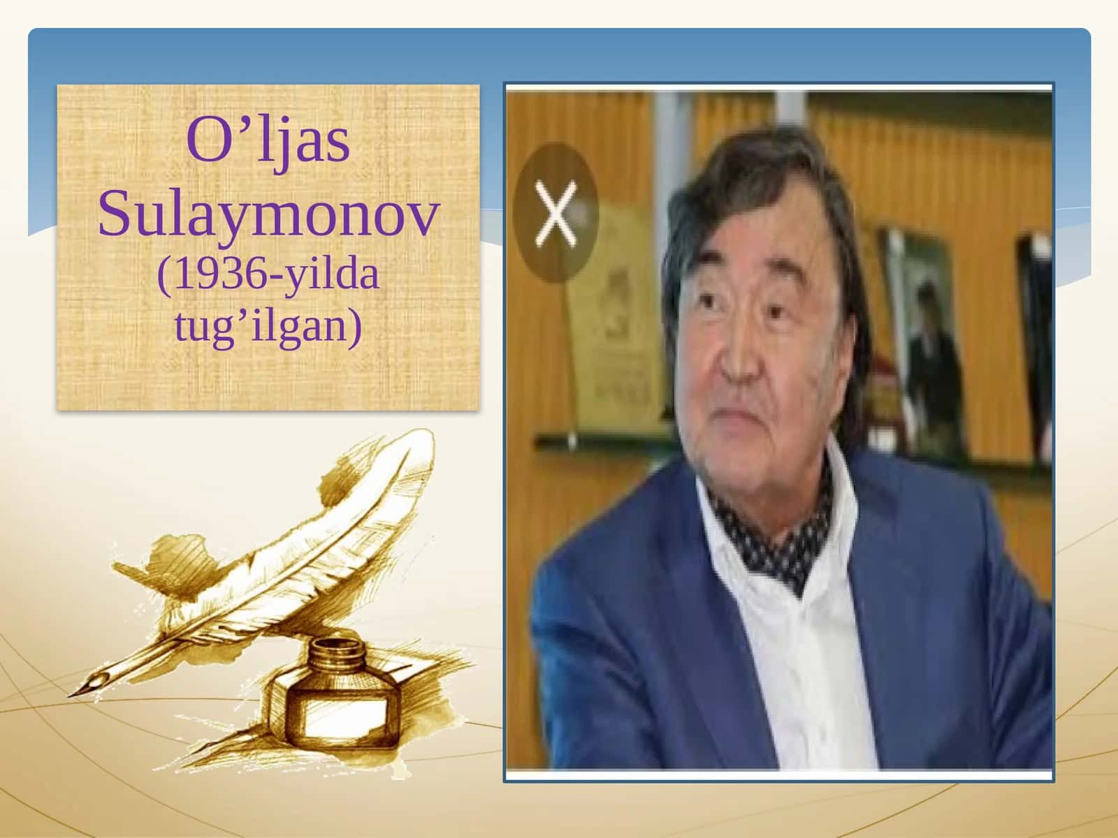 O’ljasSulaymonovning hayoti va ijodi
