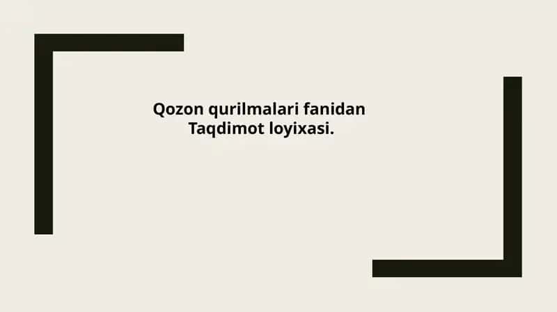 Energiyamanbalarining turlari va ularning zaxiralari