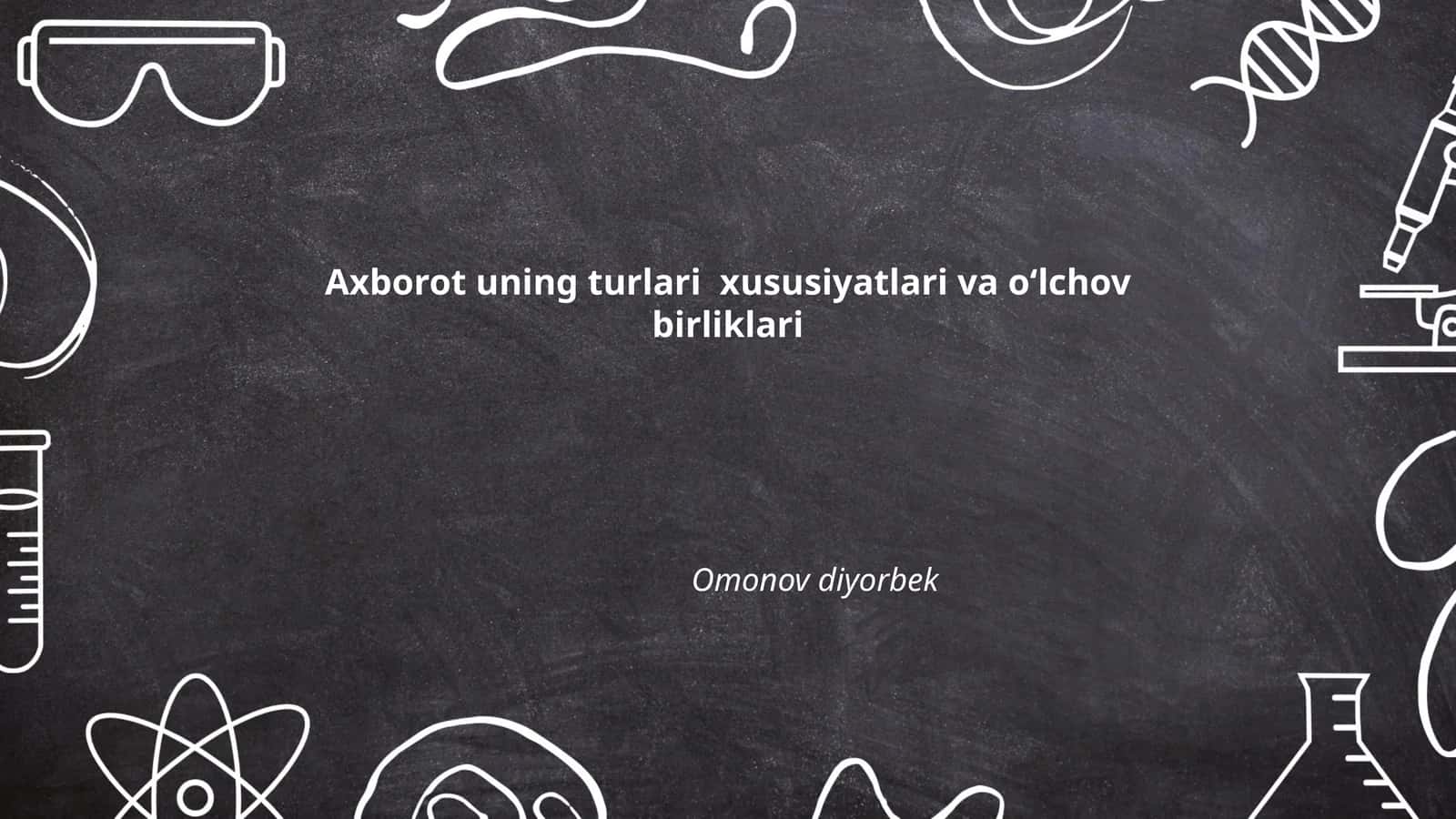 Axborot turlari