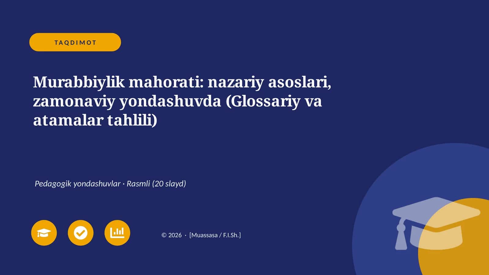 Murabbiylik mahorati: nazariy asoslari, zamonaviy yondashuvda