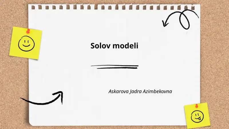 Solov modeli
