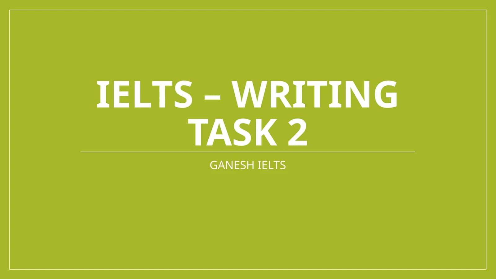 INGLIZ TILIIELTS WRITING TASK 2.