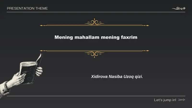Mahallamning tarixi va qadimiy yodgorliklari