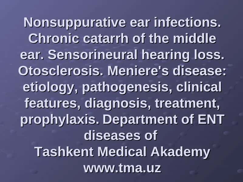 Adhesive otitis media