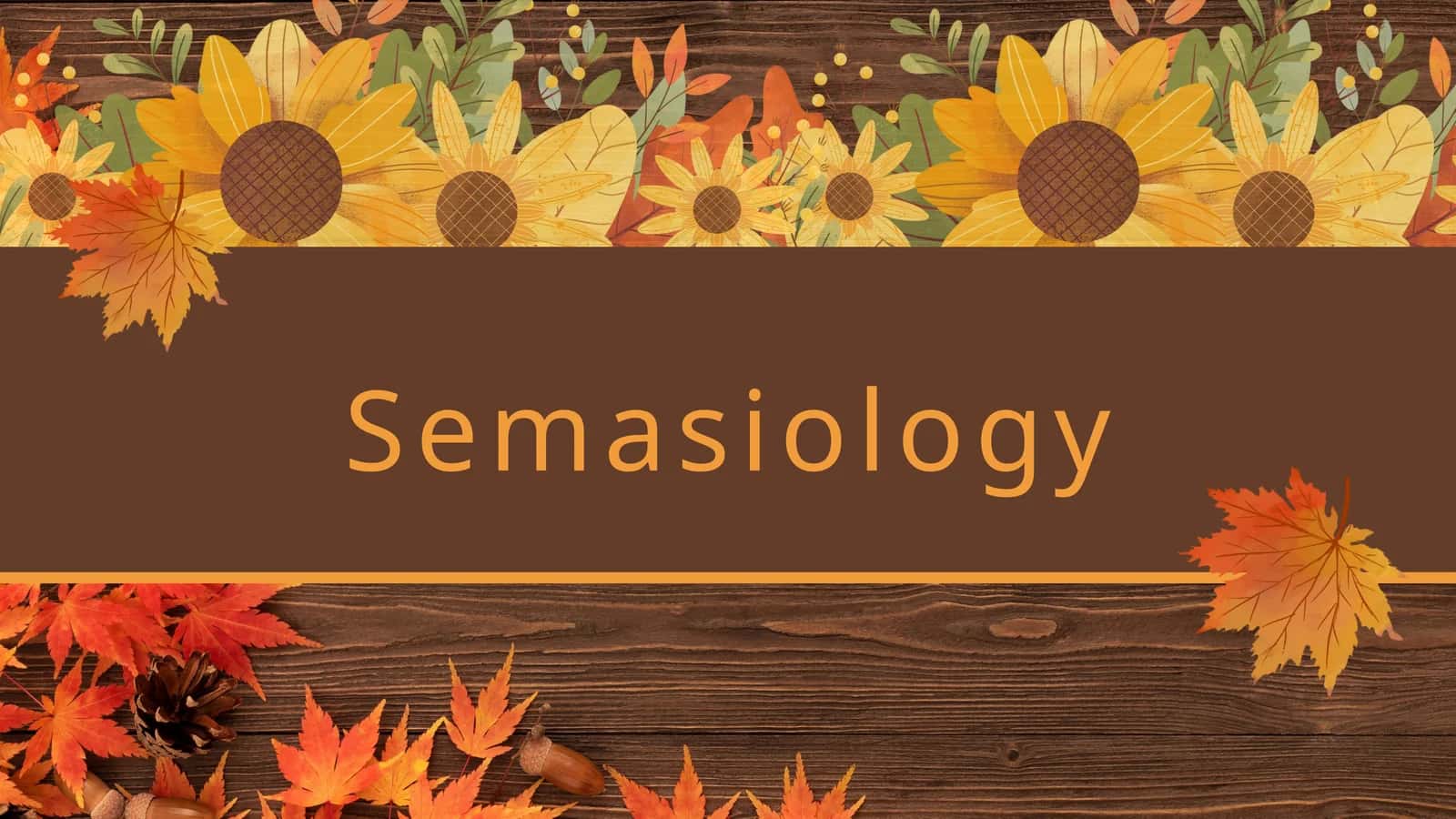 Semasiology