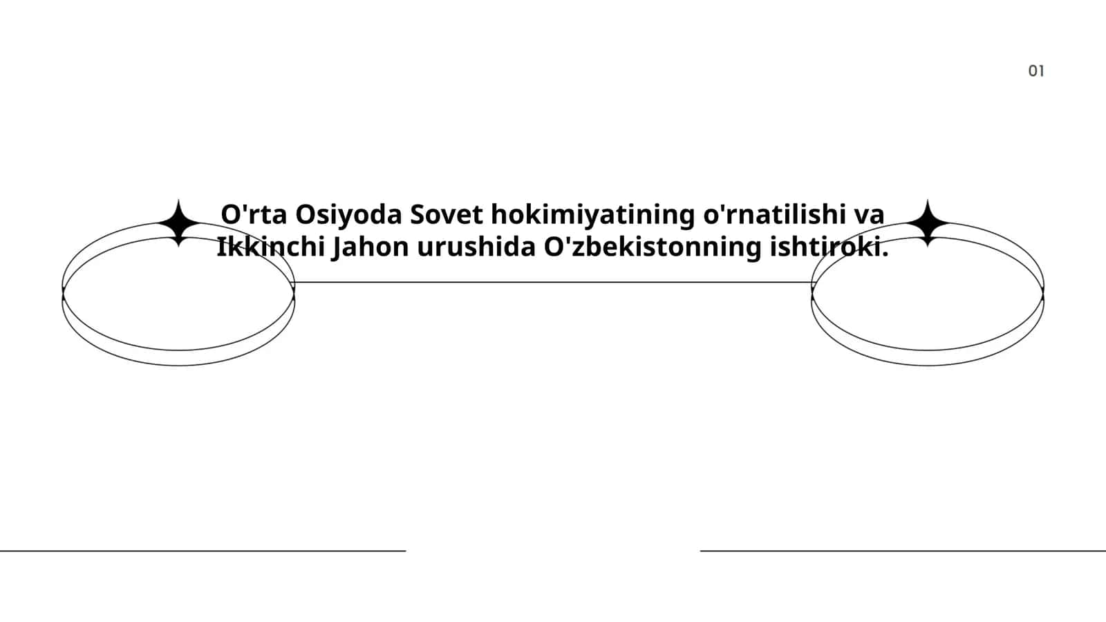O'rta Osiyoda Sovet hokimiyatining o'rnatilishi va Ikkinchi Jahon urushida O'zbekistonning ishtiroki