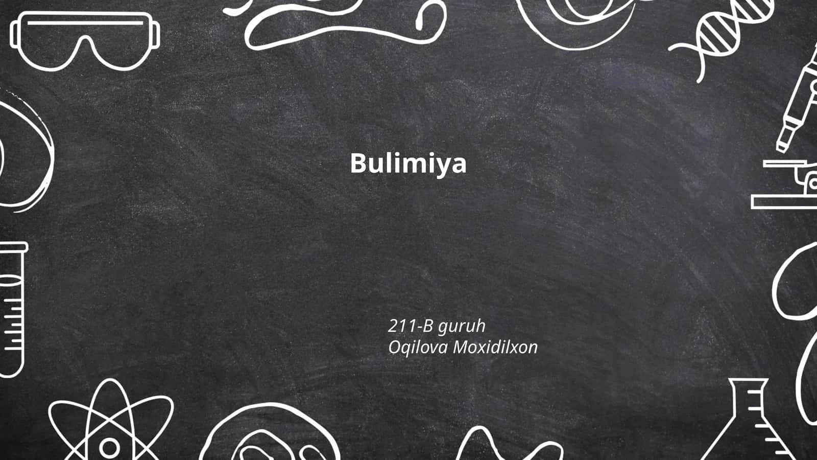 Bulimiya