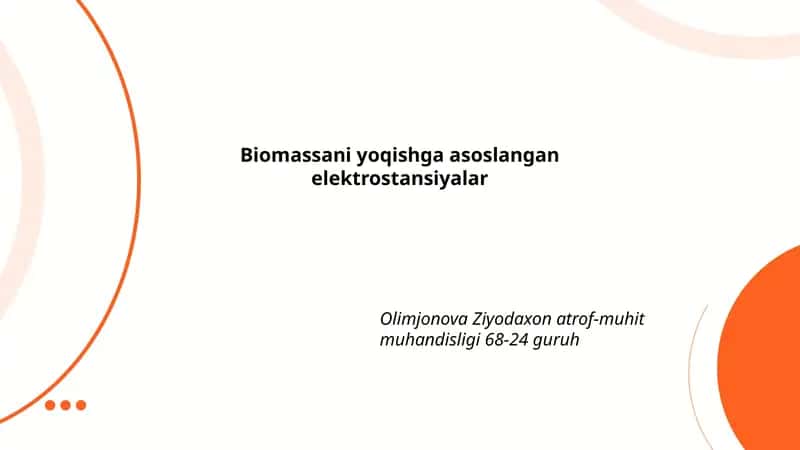 Biomassani yoqishga asoslangan elektrostansiyalar