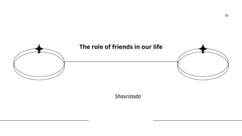 The role of friends in our life
