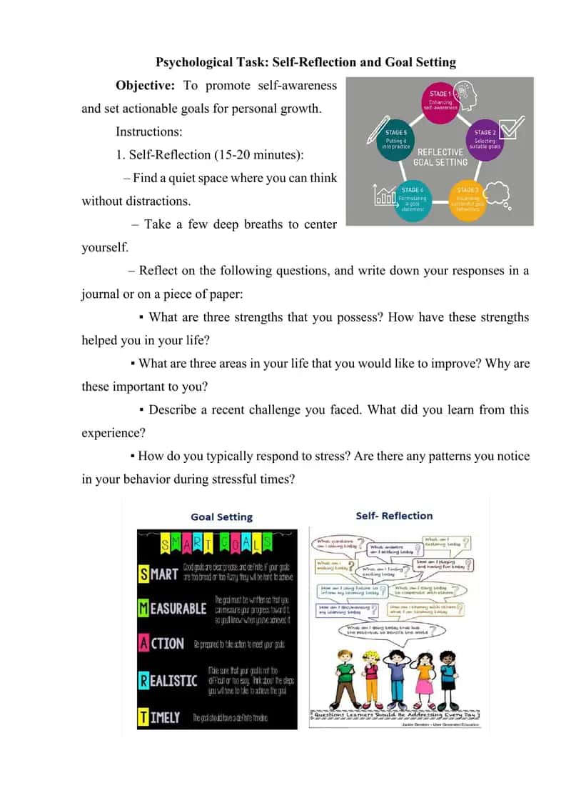 Self-Reflection Journal